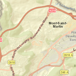 Mont-Saint-Martin Street Map