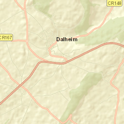 Dalheim Street Map