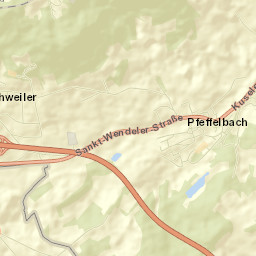 Pfeffelbach Street Map