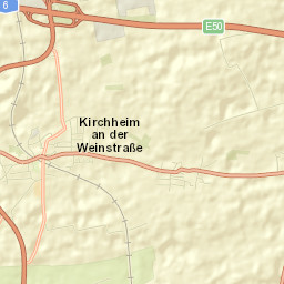 Kirchheim an der Weinstraße Street Map