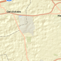 Gerolsheim Street Map