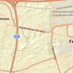 Heßheim Street Map