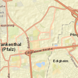 Frankenthal Street Map