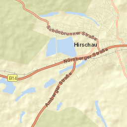 Hirschau Street Map