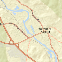 Wernberg-Köblitz Street Map