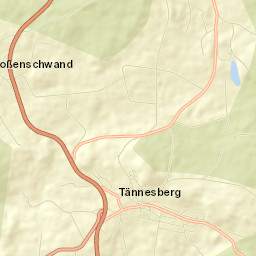 Tännesberg Street Map