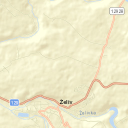 Želiv Street Map