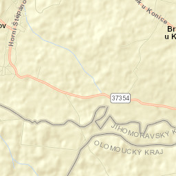 Horní Štěpánov Street Map