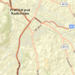 Frenštát pod Radhoštěm Street Map
