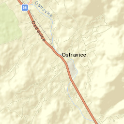 Ostravice Street Map