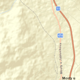 Mosty u Jablunkova Street Map
