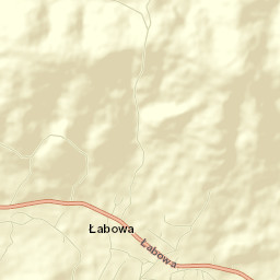 Łabowa Street Map