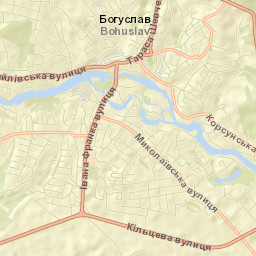 Bohuslav Street Map