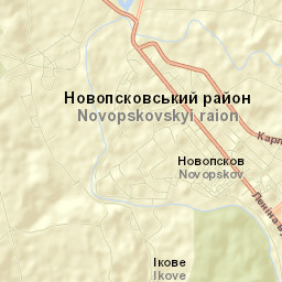 Novopskov Street Map