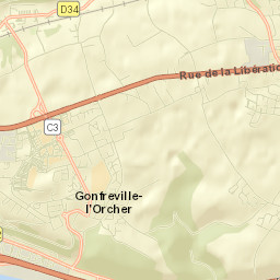 Gainneville Street Map