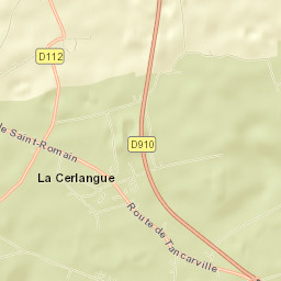 La Cerlangue Street Map