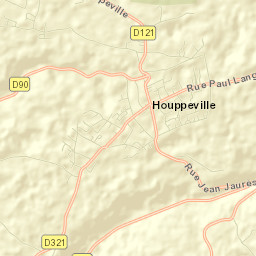 Houppeville Street Map