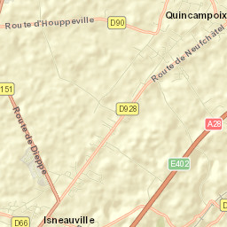 Isneauville Street Map
