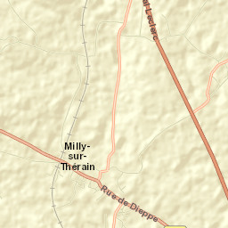 Milly-sur-Thérain Street Map