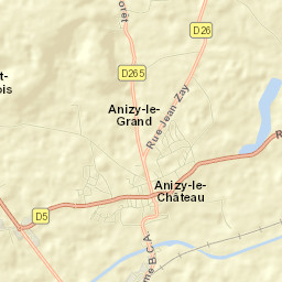 Anizy-le-Château Street Map