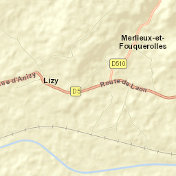 Département de l'Aisne Street Map