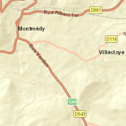 Montmédy Street Map