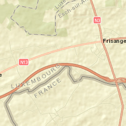 Frisange Street Map