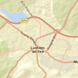 Losheim Street Map