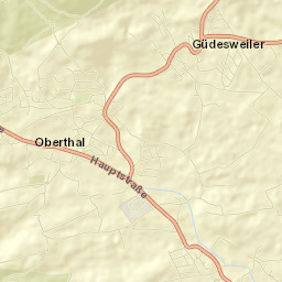 Oberthal Street Map
