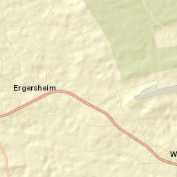 Ergersheim Street Map