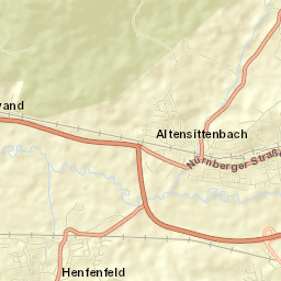 Henfenfeld Street Map