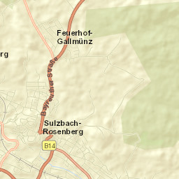 Sulzbach-Rosenberg Street Map