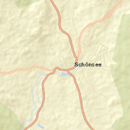 Schönsee Street Map