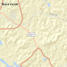 Nové Veselí Street Map