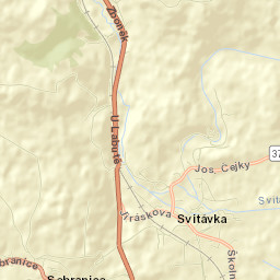 Svitávka Street Map