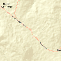 Uście Gorlickie Street Map