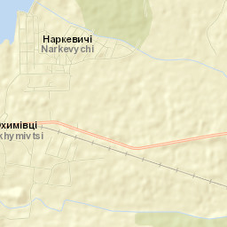 Narkevychi Street Map