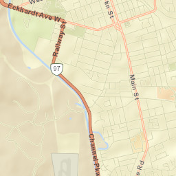 Penticton Street Map