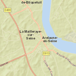 La Mailleraye-sur-Seine Street Map