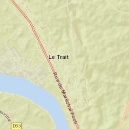 Le Trait Street Map