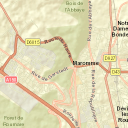Déville-lès-Rouen Street Map