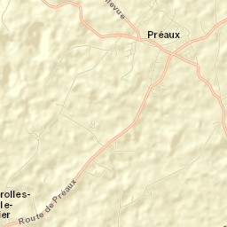 Préaux Street Map