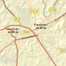 Gournay-en-Bray Street Map