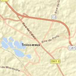 Troissereux Street Map