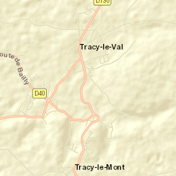 Tracy-le-Mont Street Map