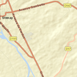 Stenay Street Map