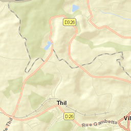 Thil Street Map