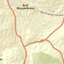 Bad Mergentheim Street Map