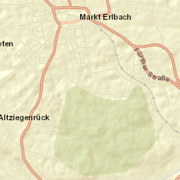 Markt Erlbach Street Map