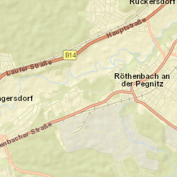 Röthenbach an der Pegnitz Street Map